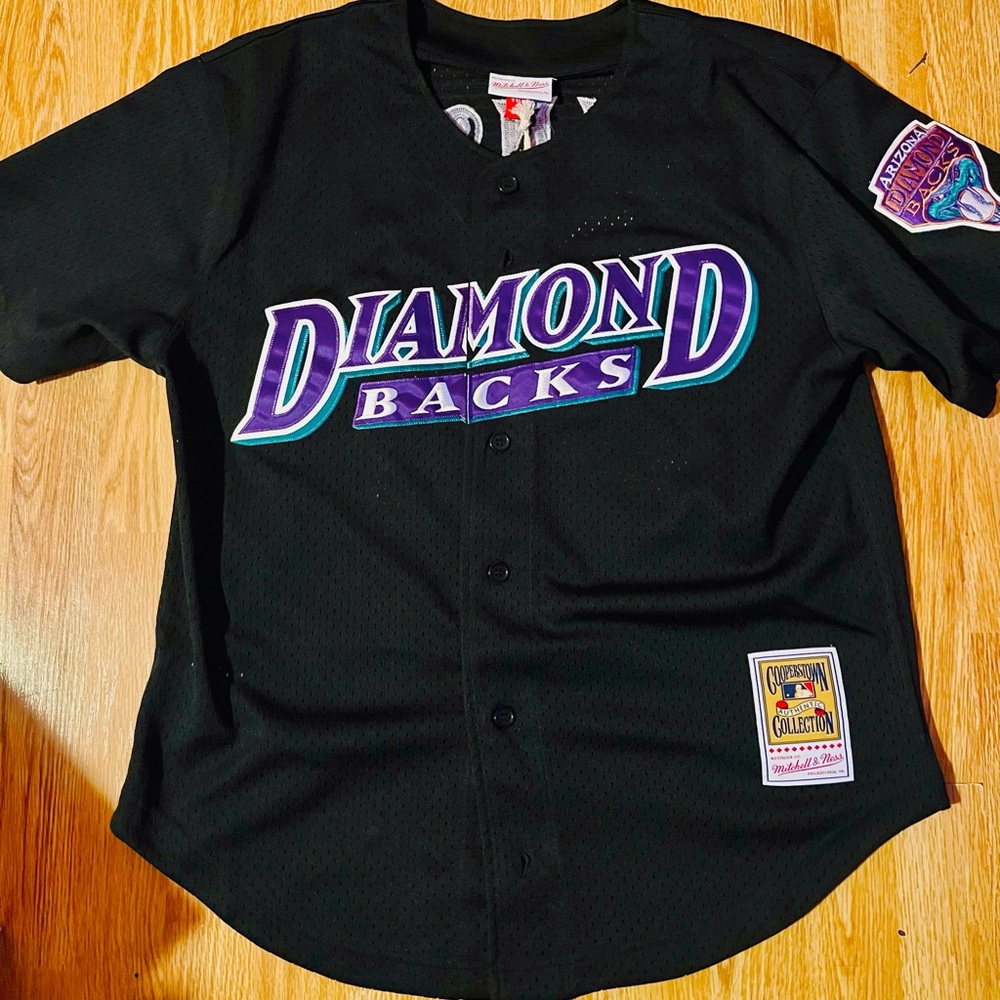 Mitchell and Ness Randy Johnson Diamondbacks Jersey SIZE L NWT